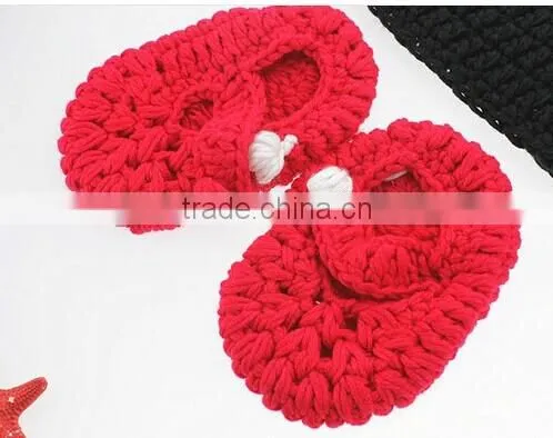 Handmade Crochet Minnie Costume Baby Crochet Outfits Baby Photography Props photo-3