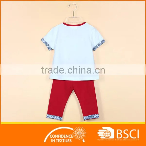 Promotional Good Quality 2 Pcs Newborn Baby Girl Clothing Set photo-2