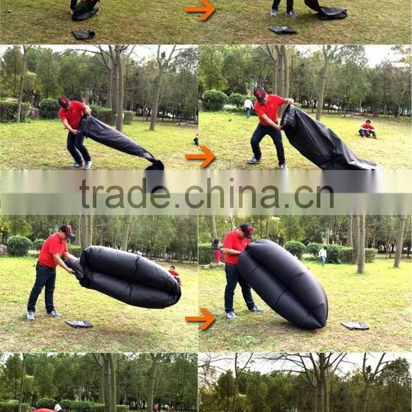 Wholesale 2016 New Design Fast Filling Outdoor Nylon Inflatable Lazy Sleeping Air Bag,Fashional Air Sofa photo-5