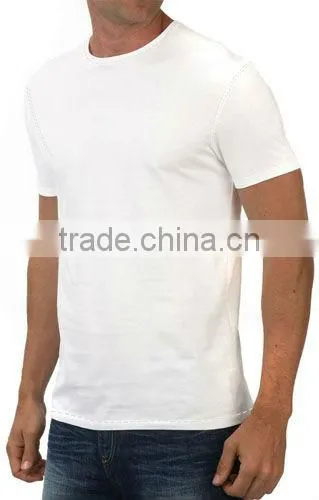 Plain Round Neck Single Jersey T-shirts/ Rib Neck T-shirts photo-3