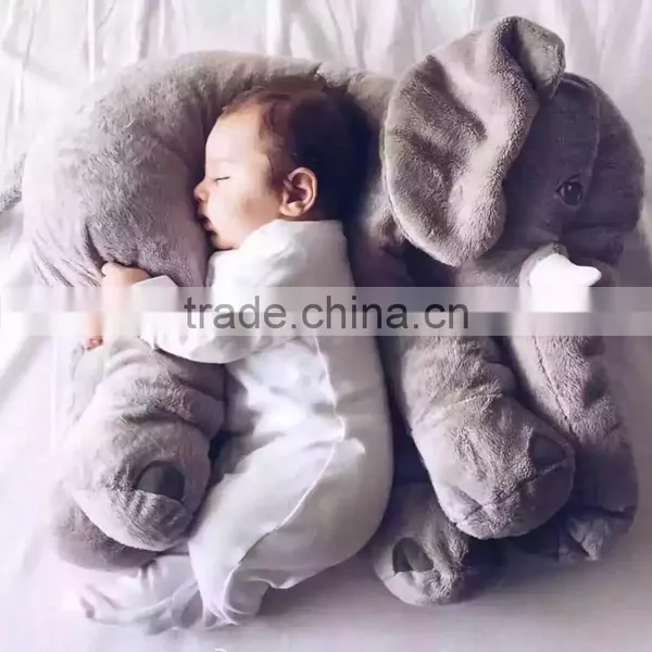 S17018A 2017 Lovely Baby Soft Toys Eleghant Plush Baby Doll