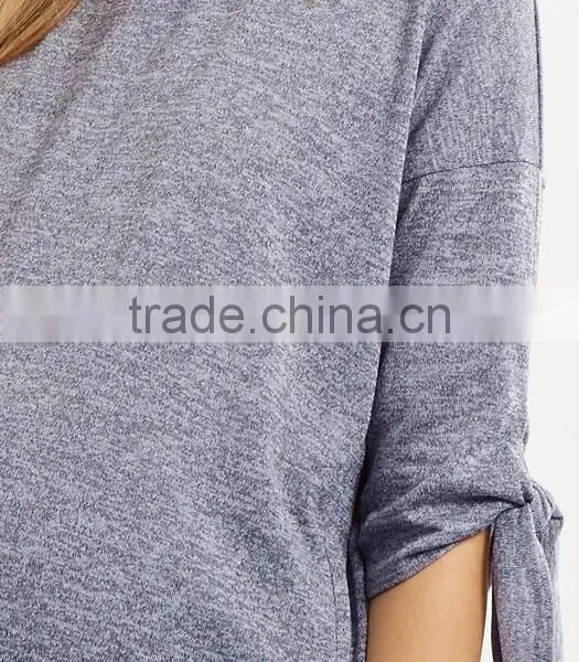 Wholesale Maternity Wear Clothes Knit Tie Sleeve Tops photo-6