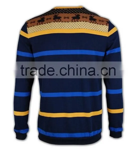 ISO9001/BSCI Manufature Casual Striped Colorful Cardigan Sweater photo-4
