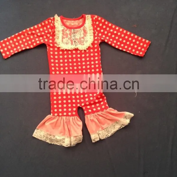 2015 Hot Sales Knitted Cotton Long Sleeve Baby Rompers With Bib QL-61 photo-5