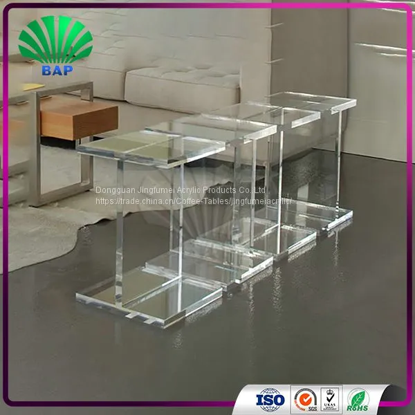 Transparent Plexiglass Nesting Table Home Furniture Tea Table Living Room Console Table photo-3