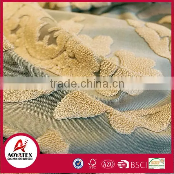 100% Polyester Latest Elegant Flocking Curtains for the Living Room photo-6