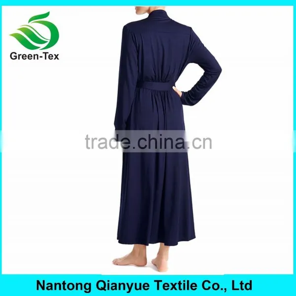 Bride Custom Bath Robe Rhinestone Women's Modal Robe Wholesale photo-2