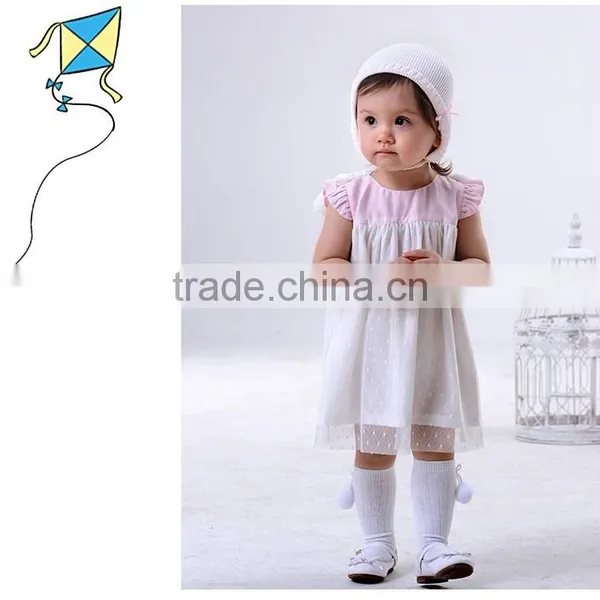 Fashion Yarn Childrens Boutique Dress Sleeveless Kids Clothes Toddler Girl Dress photo-5