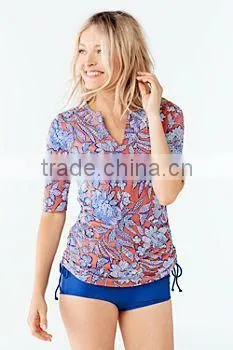 Wholesale Custom Sublimated Lycra Short Sleeve BJJ Rash Guard photo-2