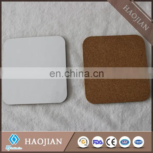 Sublimation Blank Cork Coasters Soft Wood Coasters Coffee Cups Mats photo-2