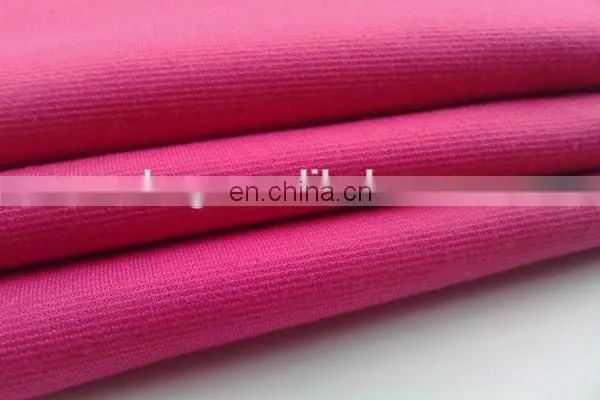Winfar Textile Super Soft Jersey Pink Color Dyed Punto Roma Knitting Fabric photo-5