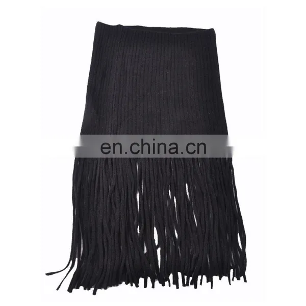TOROS Black Neckerchief With Tassel For Women photo-2