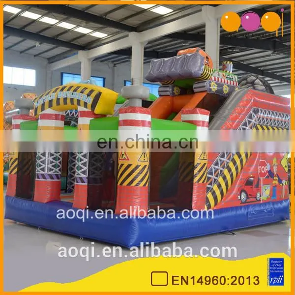 Little Builder Inflatable Fun City Large Inflatable Fun City Playground for Commercial