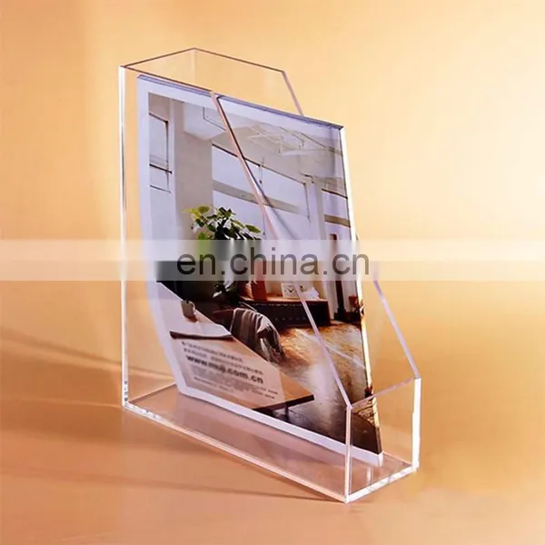 Latest Fashion Clear Pmma Plexiglass Acrylic Document Display Holder photo-2