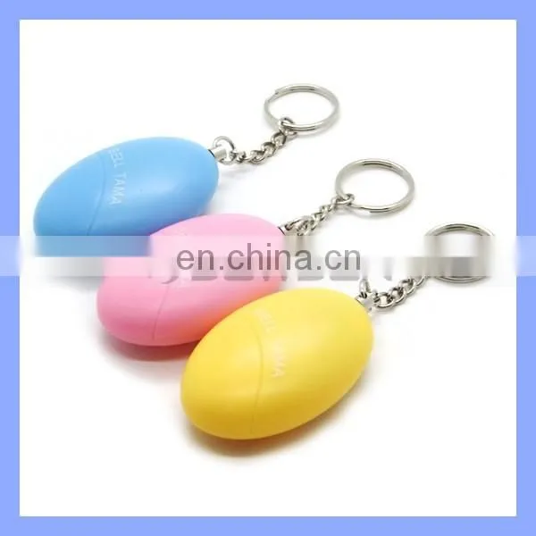 125dB Fright Loud Mini Egg Key Chain Personal Burglar Alarm Safe Ball Alert photo-2