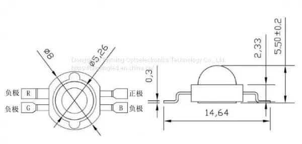 3W High Power RGB Full Color 4 Feet photo-4