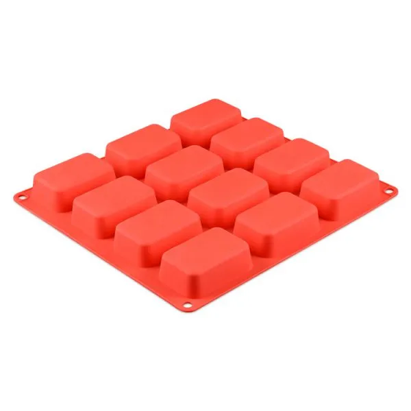 Sample Free Food Grade Silicone Cake Mould Baking Mould Tool 12holes photo-2
