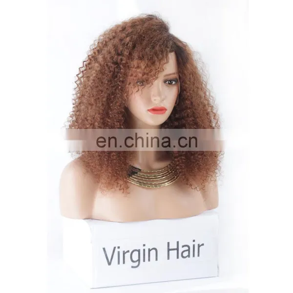 Youtube Sex Afro Kinky Curly Hair Lace Front Human Hair Wig photo-3
