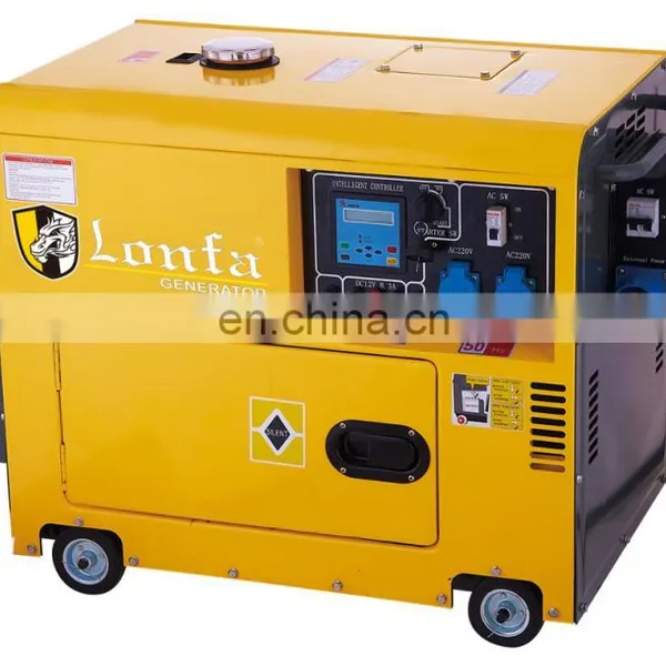 Kipor Type Three Phase Air-Cooled Portable 7kw 7.5kva Silent Diesel Generator photo-2