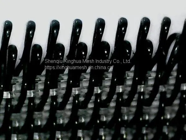 Black Polyester Woven Mesh Belt