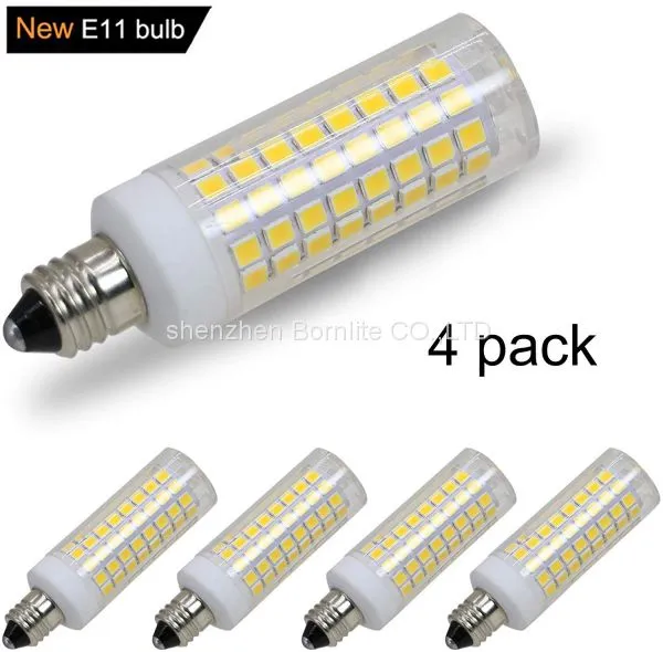 E11 LED Bulb,Dimmable 8W JD E11 Mini Candelabra Base AC110-130V for Chandeliers Ceiling Fan Light photo-5