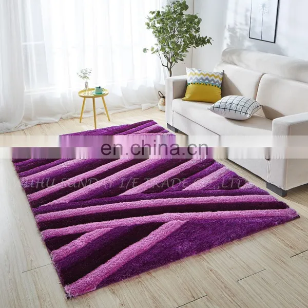 High Quality Fashionable Polyester 3D Shaggy Rug New Design photo-5