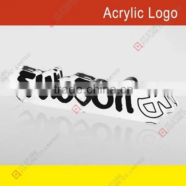Fahsion Clear Acrylic Logo Blocks With Silkprint Words photo-6