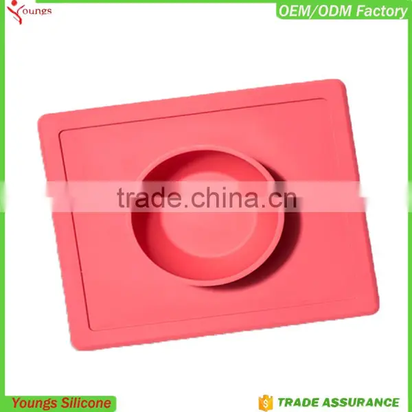 Silicone Placemats Table Dog Bowls Kitchen Table FDA Dish Pad Grip With Bowl Quality Choice photo-4