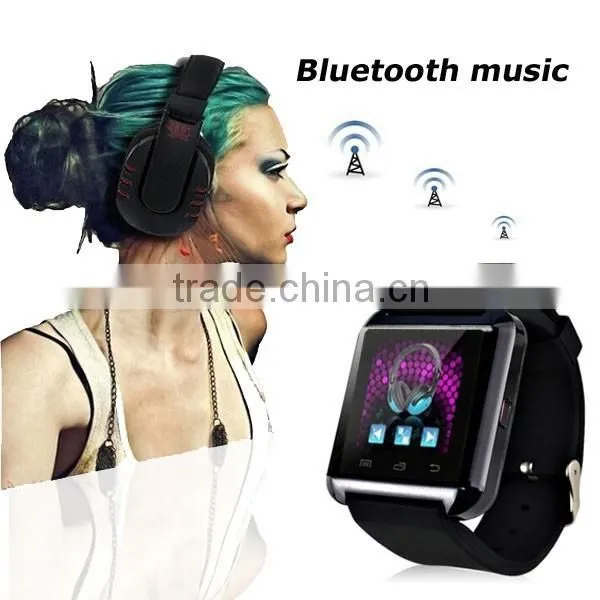 2015 Pedometer Watch With Bluetooth Smart Watch Mobile for Samsung S4/Note3/S5 Android Smartphones for U8 Plus Watch photo-5