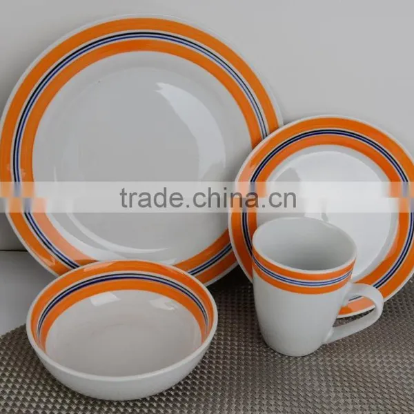 Porcelain Dinner Set Luxury With Glaze Line China Best Home Porcelain Tablewware With Good Quality and Cheap Price photo-4