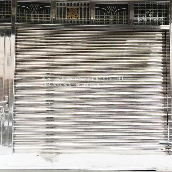Industrial Duty Galvanized Steel Roll up Doors Automatic Motorized Roller Shutter Garage Door photo-2