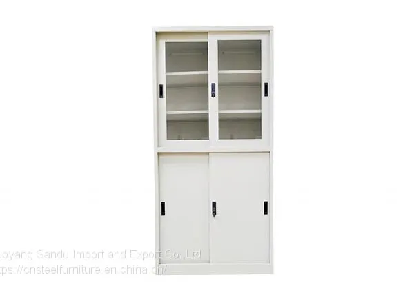 Office Use Sliding Door Steel Storage Cabinet