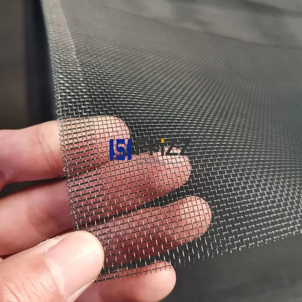 Black Coated Aluminium Fabric for Screen Windows and Doors to Protect From Mosquitoes and Other Insects photo-2