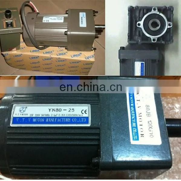 Low Noise VTV YN80-25 220v 25w Micro ac Motor de Engranajes 80mm Small ac Geared Reducer Motor Single Phase Motor photo-4