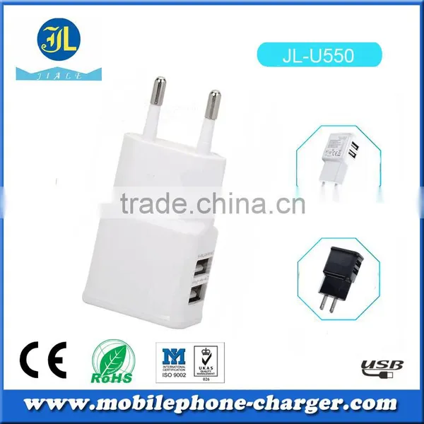 Free Sample OEM Factory Consumer Electronics USB Travel Charger With 2 USB Output photo-5