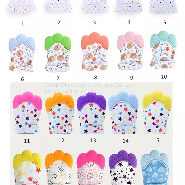 Glove Teether Baby Teething Mitten photo-3