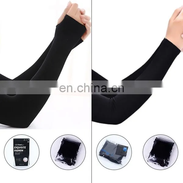 Outdoor Sports Sunscreen Ice Silk Sleeve Women's Driving and Riding Breathable UV Protection Arm Cover Men's Summer photo-2