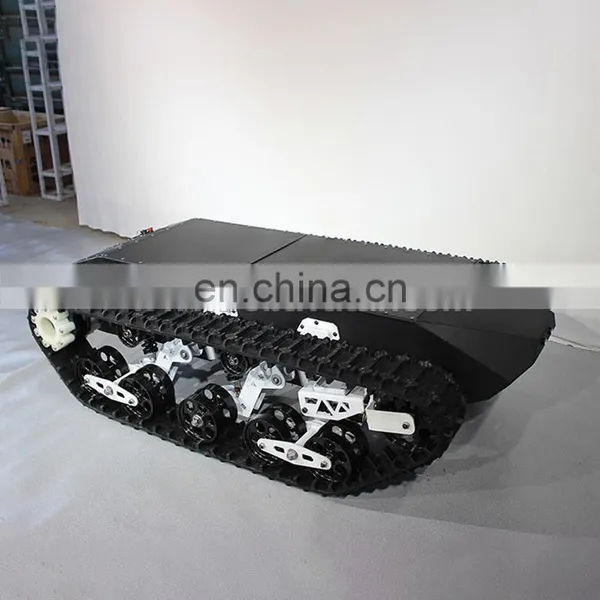 All Terrian 200kg Load Crawler Platform Robot Rubber Track Chassis photo-4
