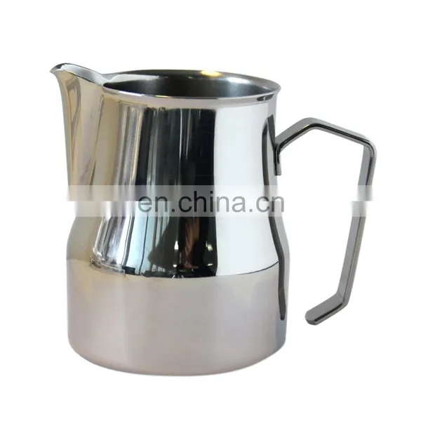 High Quality Heavy Duty Milk Pull Flower Cylinder Durable Stainless Steel Pitcher Milk Frothing Pitcher-16.9 OZ or 500ml-C2291 photo-4