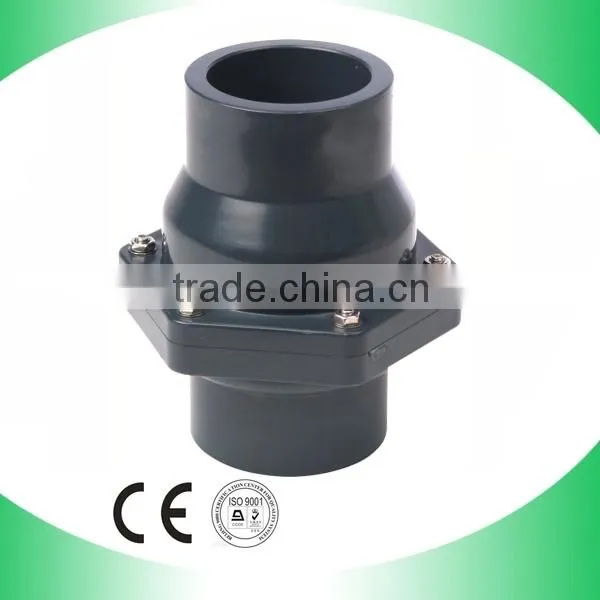 Gray Color PVC Double Union Ball Valve(socket & Threaded) photo-6