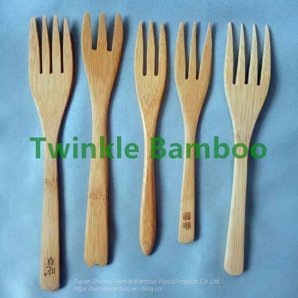 Bamboo forks Wholesale reusable bamboo fork bamboo spoon fork knife set sale