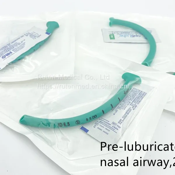 Pre-luburicated Nasal Airway Nasopharyngeal Airway