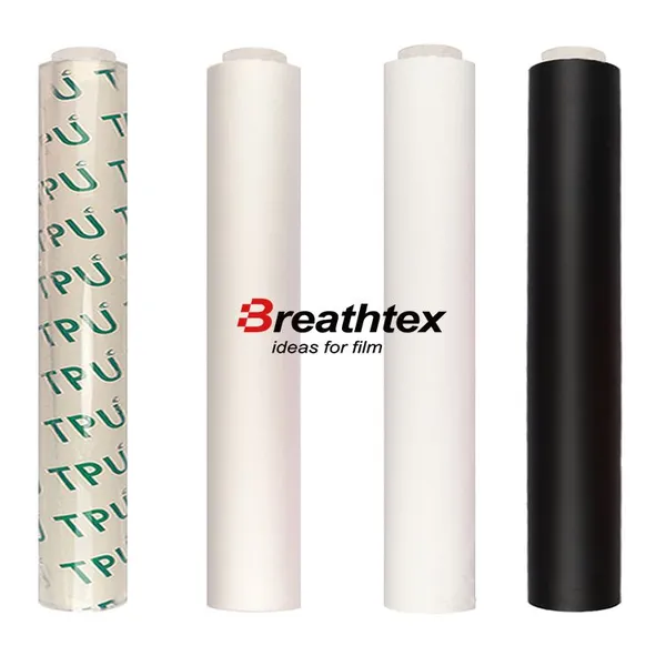 China Manufacturer Cheap Price Low Breathable Waterproof White TPU Membrane Breathable Laminated TPU Polyurethane Film photo-4