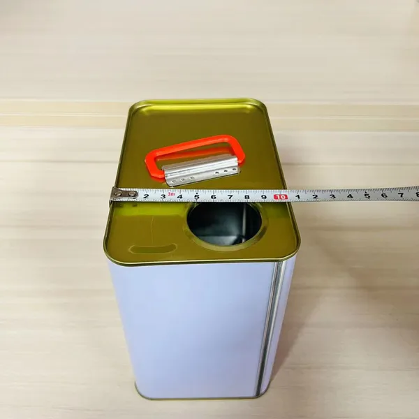 Factory Supply 2 Liters Tinplate Square Barrel 2 L Oil Paint Barrel Empty Barrel Polyurethane Paint Barrel Solidifying Agent Packaging Barrel photo-2