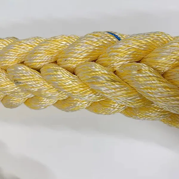 High Strength Polypropylene Cable Polyester Hawser Blend 8/12 Strands for Mooring Rope for Marine Use Vessel Towing photo-5
