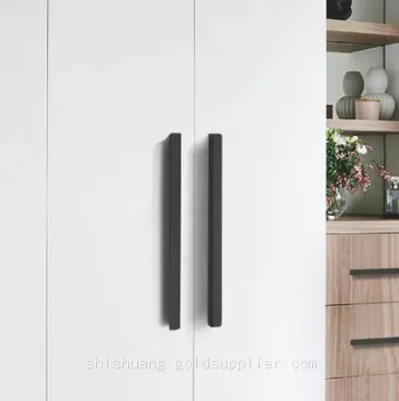 Furniture Hardware Fittings Customized High Quality Simple Style Aluminum Alloy Cabinet Wardrobe Long Door Pull Handles Kitchen Drawer Dresser Hardware