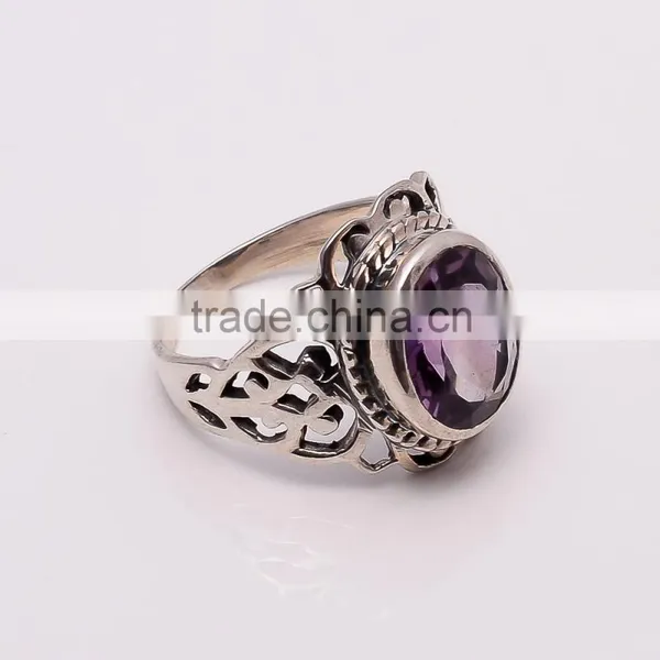 AMETHYST Ring,925 Sterling Silver Jewelry Wholesale,WHOLESALE SILVER JEWELRY,SILVER EXORTER,SILVER JEWELRY FROM INDIA photo-2