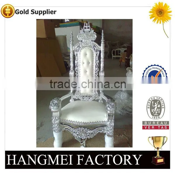 New Style Romania Gold King Throne Chair For Wedding photo-2