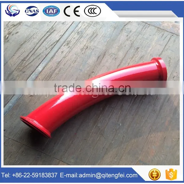 Casting Concrete Pump Parts, DN125 Seamless Steel Pipe Elbow photo-4