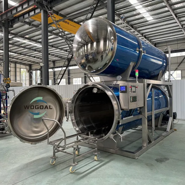 Rotary Water Immersion Retort Industrial Horizontal Autoclave Sterilization Machine photo-4